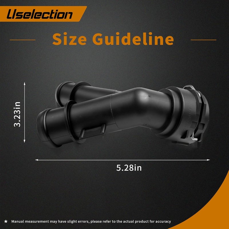 Uselection 5Q0122291AL Coolant Hose Connector Coupler Compatible with Audi TT A1 A3 VW Golf B8 5Q0122291DA 5QD122291AF - Image 3